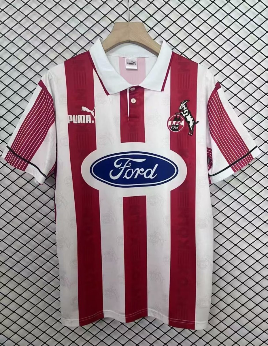 Retro 95/96 Koln Home Jersey