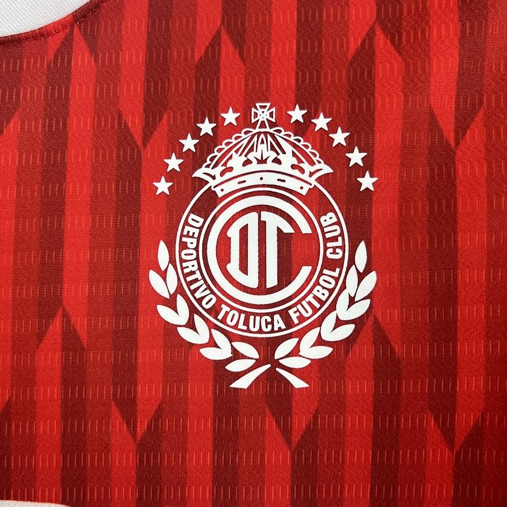 25/26 Deportivo Toluca Home Jersey