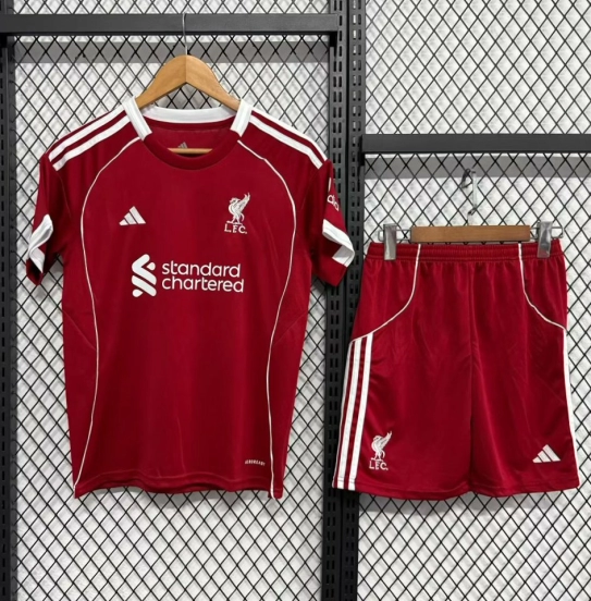 25/26 Kids Liverpool Home Jersey