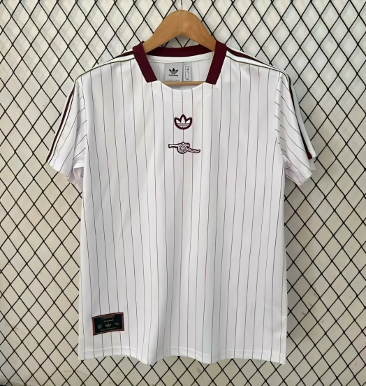 25/26 Arsenal Adidas Original Terrace Icons WHITE Jersey