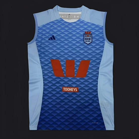 2026 NSW Blues Sky Blue with Diamond Pattern Women's Jersey