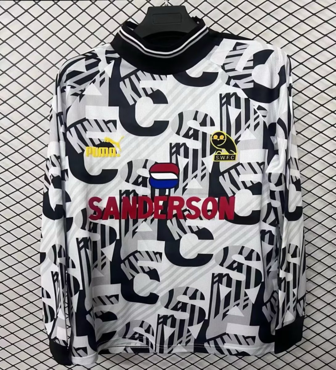 Retro 94/95 Sheffield Wednesday Goalkeeper Long Sleeve Jersey