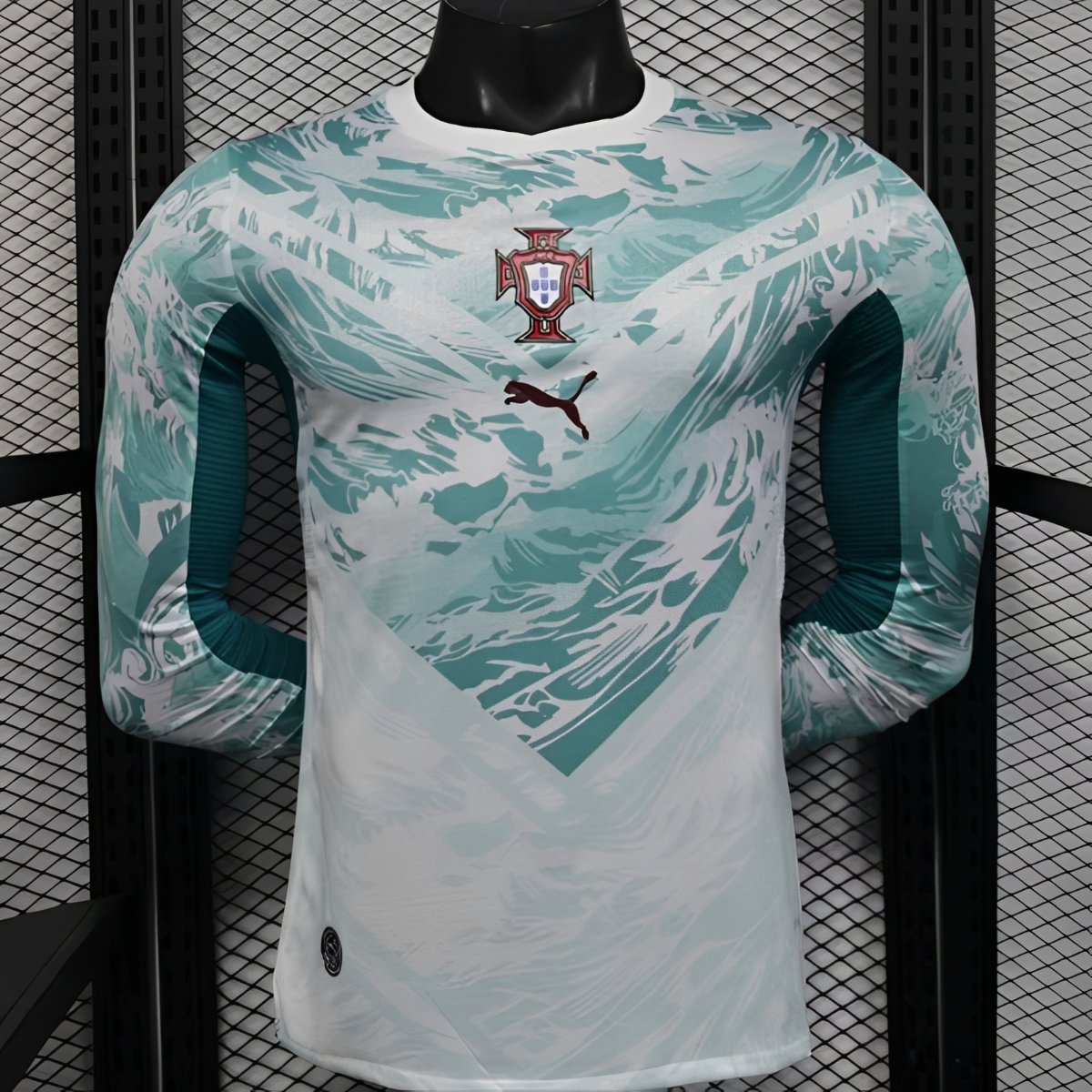 2026 Player Version  Portugal Away White  Long Sleeve Jersey