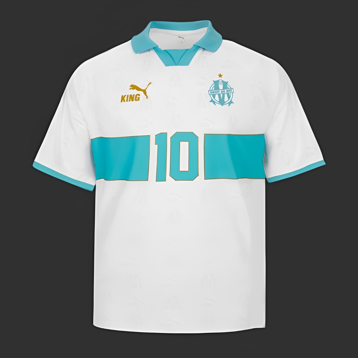 25/26 Puma King Marseille White Special Jersey