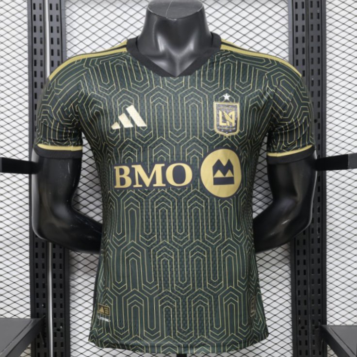Player Version 2026 LAFC Home Black with Gold   Jersey