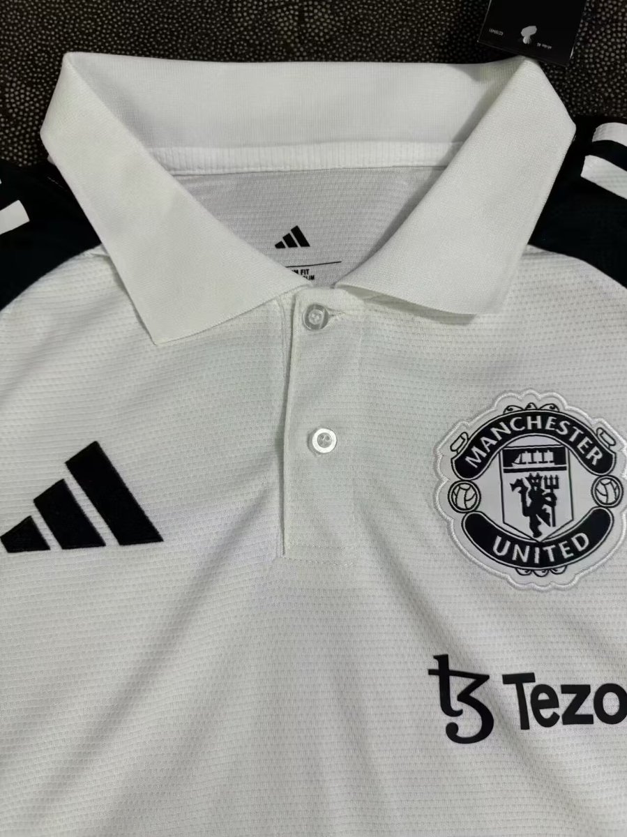 26/27 Manchester United White POLO Jersey