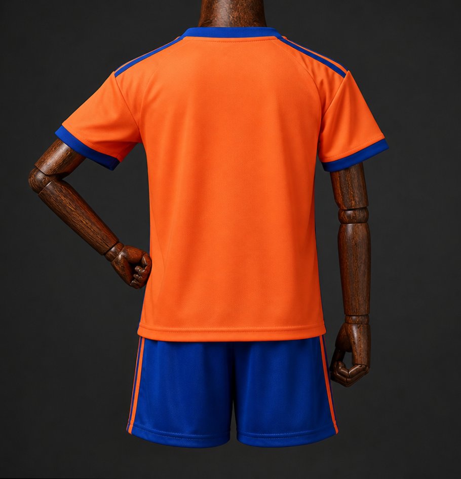 2026 Kids Germany Goalkeeper Orange Jersey
