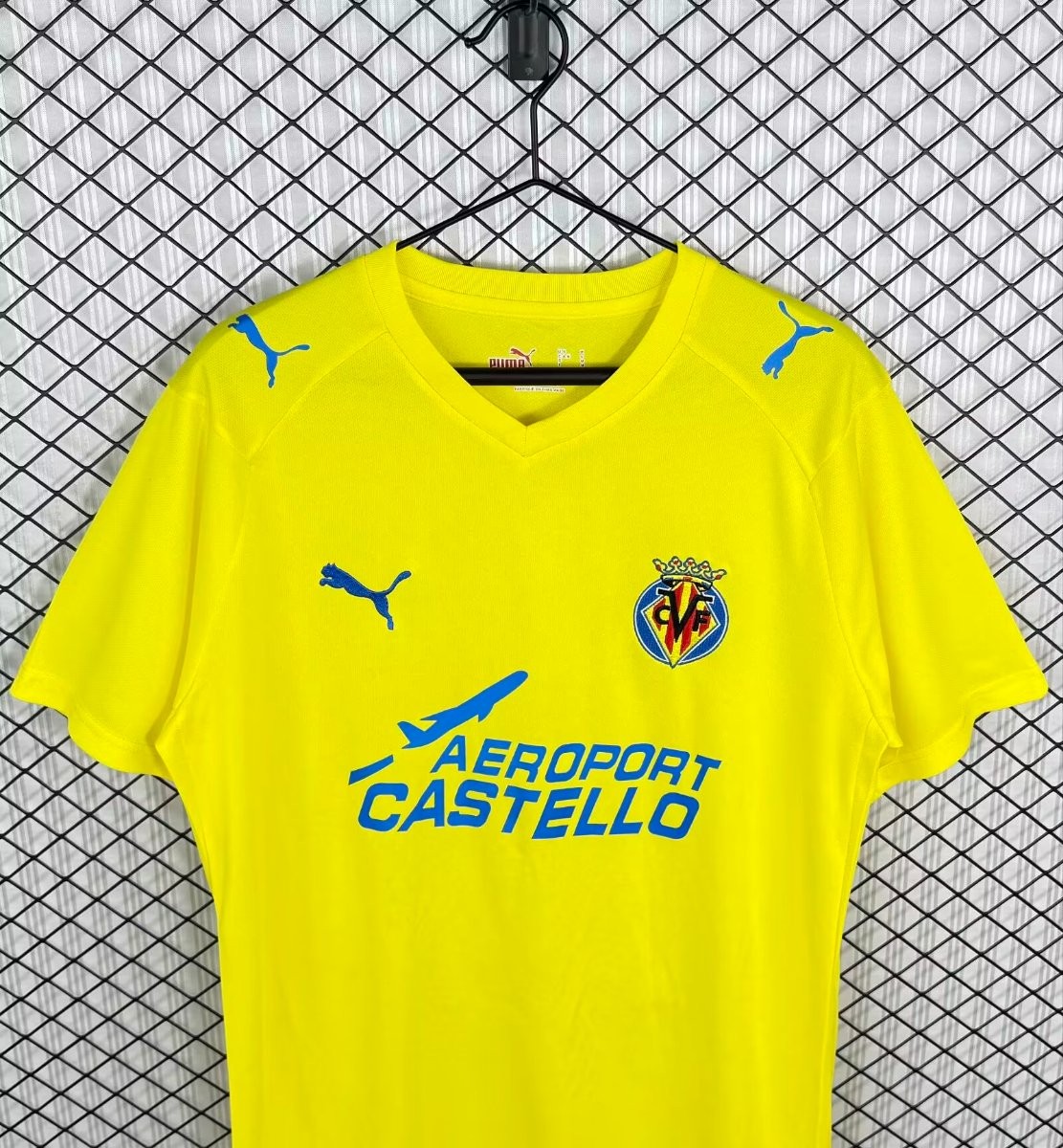 Retro 08/09 Villarreal CF Home Jersey