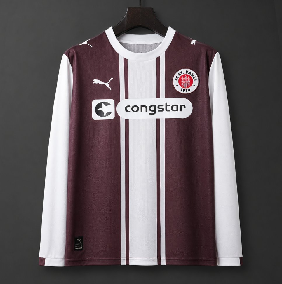 25/26 FC St. Pauli Brown 1970s Remake Special Long Sleeve Jersey