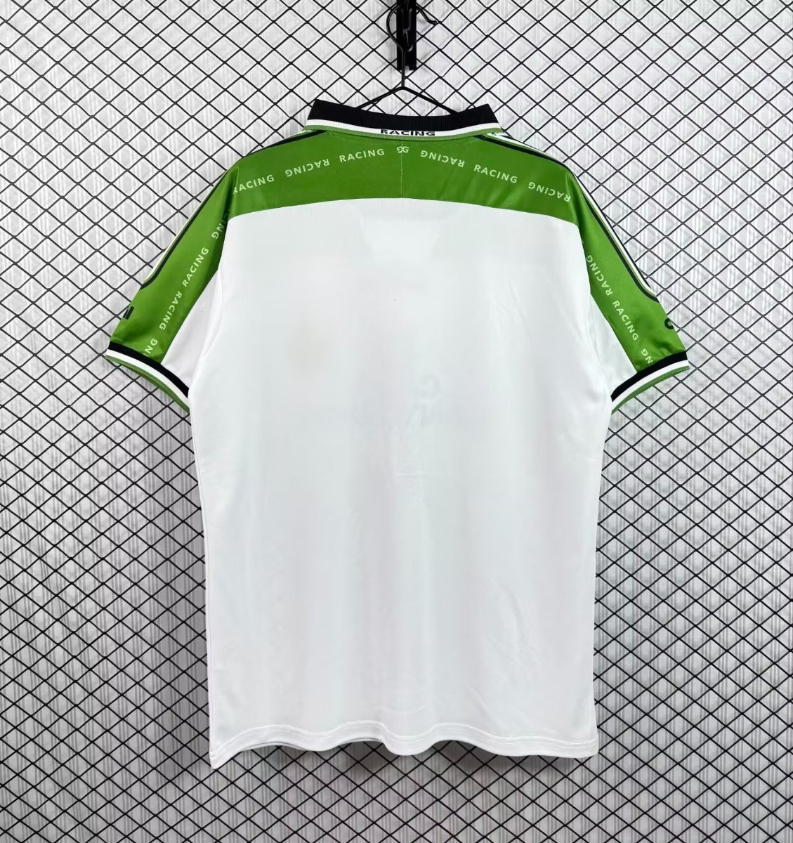 Retro 97/98 Racing Santander Home White Green Jersey