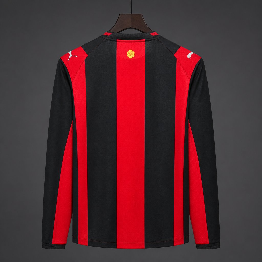 26/27 AC Milan Home Long Sleeve  Jersey