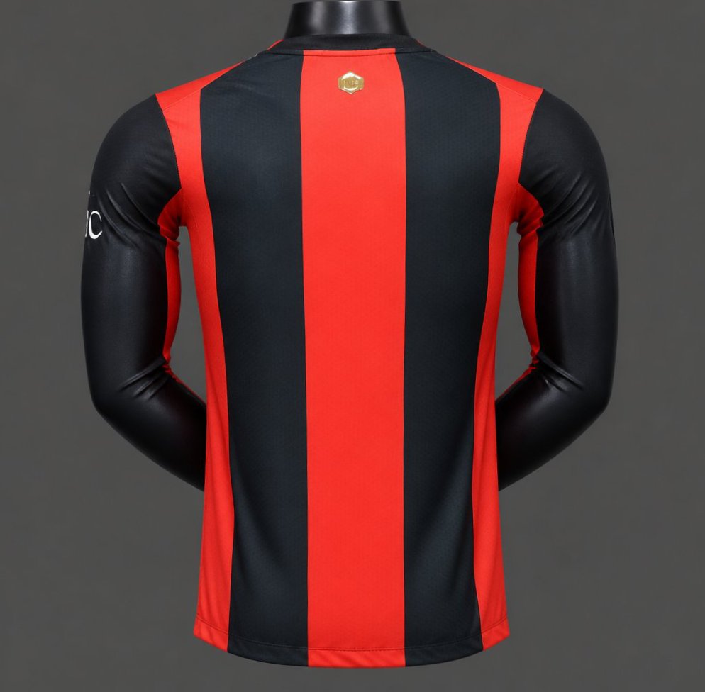 Player Version 26/27 AC Milan Home Long Sleeve Jersey