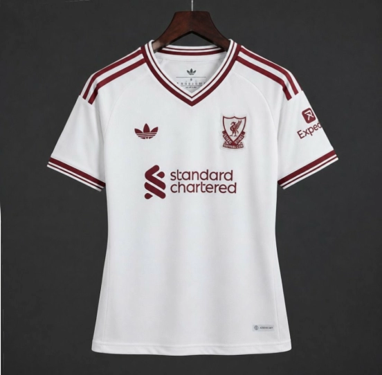 26/27 Women Liverpool  Away White Jersey