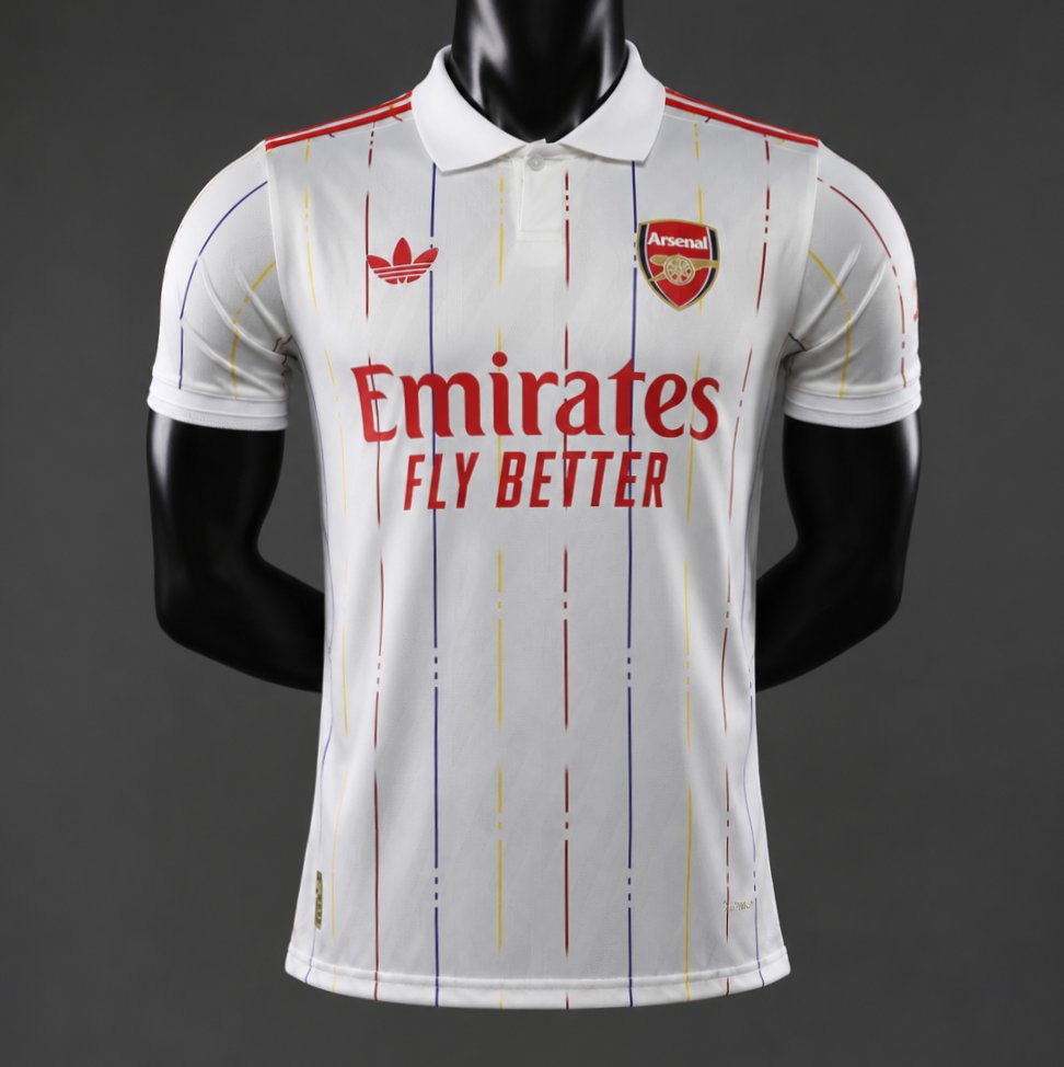 Player Version 26/27 Arsenal White Stripe Pre-Match Jersey