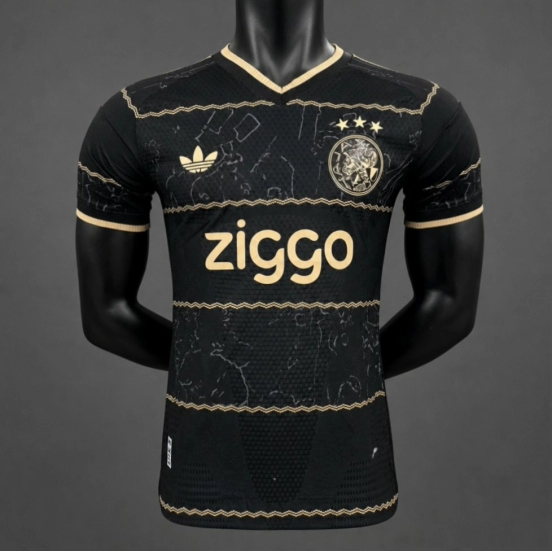 Player Version 26/27 Ajax Black Gold Away Jersey