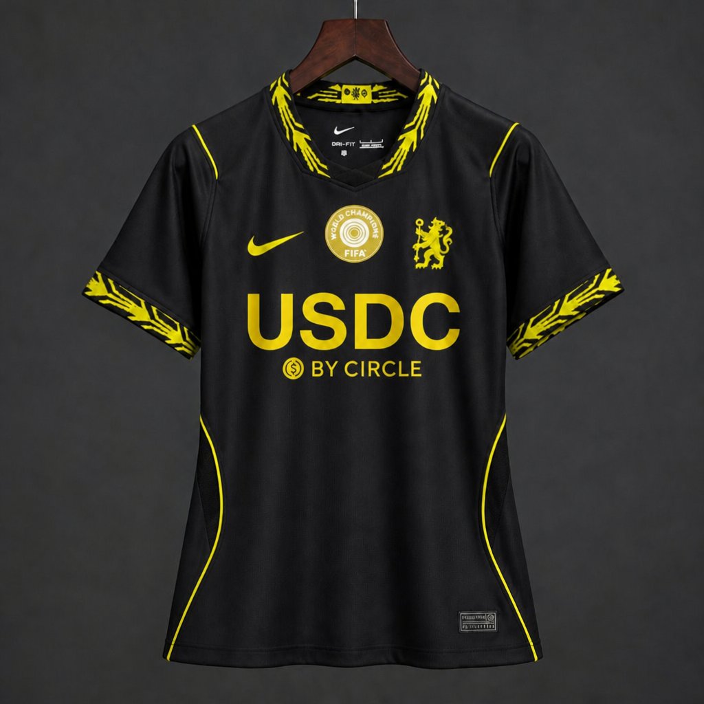 26/27 Women Chelsea Away Black Jersey