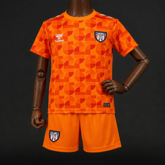 26/27 Kids Sunderland AFC Goalkeeper Third Orange Jersey
